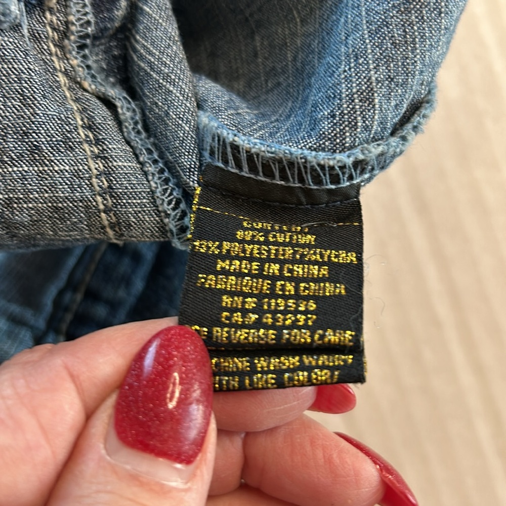 Vtg Formule Collection Button Down Zip Pockets Bl… - image 7